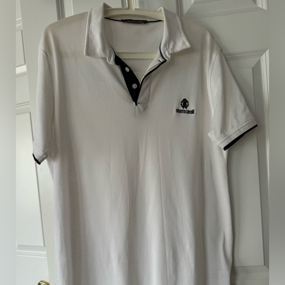 Roberto Cavalli Black/White Polo